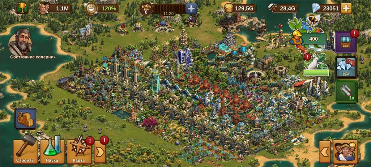 Game account sale Forge of Empires Game account sale Forge of Empires
